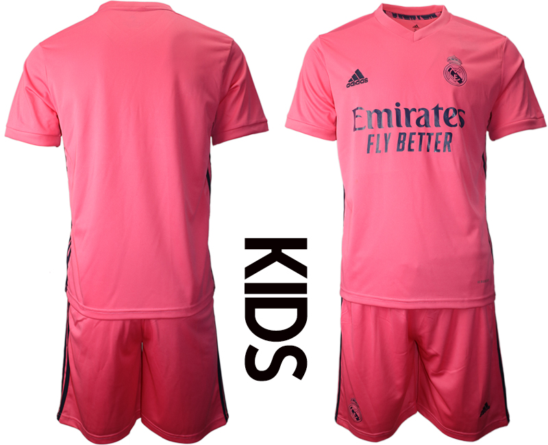 Youth 2020-2021 club Real Madrid away blank pink Soccer Jerseys->customized soccer jersey->Custom Jersey